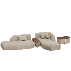 contemporary lshape 2026 crafted with royal aura by Elmalek Furniture Cairo