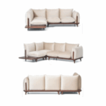 contemporary lshape 2025 refined modern elegance by Elmalek Furniture Cairo