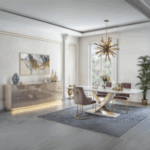 elegant dining rooms in cairo exclusive royal design essence by Elmalek Furniture Cairo