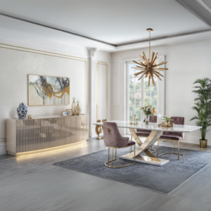 elegant dining rooms in cairo exclusive royal design essence by Elmalek Furniture Cairo