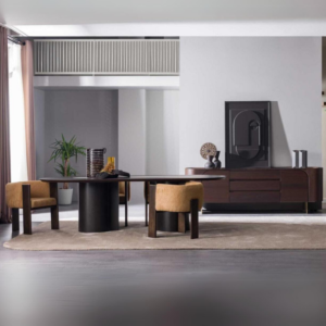 luxury dining room in cairo luxury handcrafted décor by Elmalek Furniture Cairo