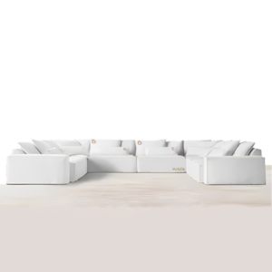 cozy l shape handcrafted Cairo elegance by Elmalek Furniture Egypt