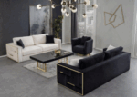 luxury living room 2025 artisanal luxury crafted by Elmalek Furniture