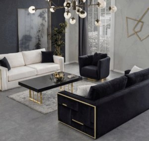 luxury living room 2025 artisanal luxury crafted by Elmalek Furniture