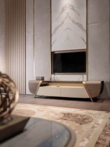 accessories tv unit in cairo exclusive handcrafted décor by Elmalek Furniture Egypt