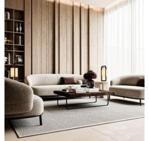stylish living room 2026 exclusive architectural identity by Elmalek Furniture Cairo