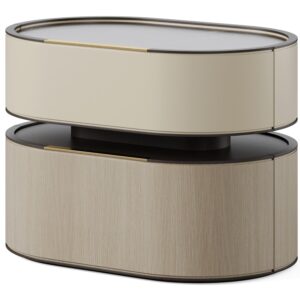 nightstands egypt modern aesthetic crafted by Elmalek Furniture Cairo
