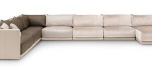 luxury lshape crafted with architectural grace by Elmalek Furniture Egypt