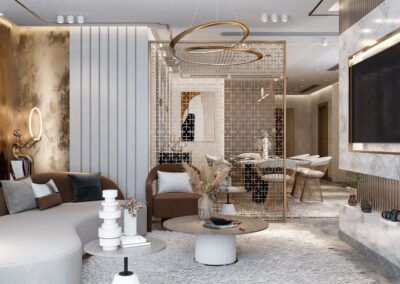 luxury living room in cairo crafted with royal precision by Elmalek Furniture