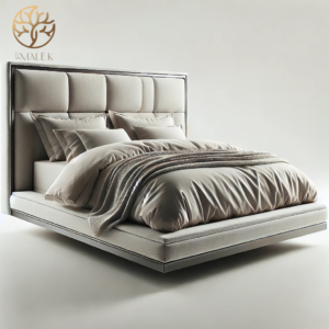 Stylish bedroom set with modern aesthetics