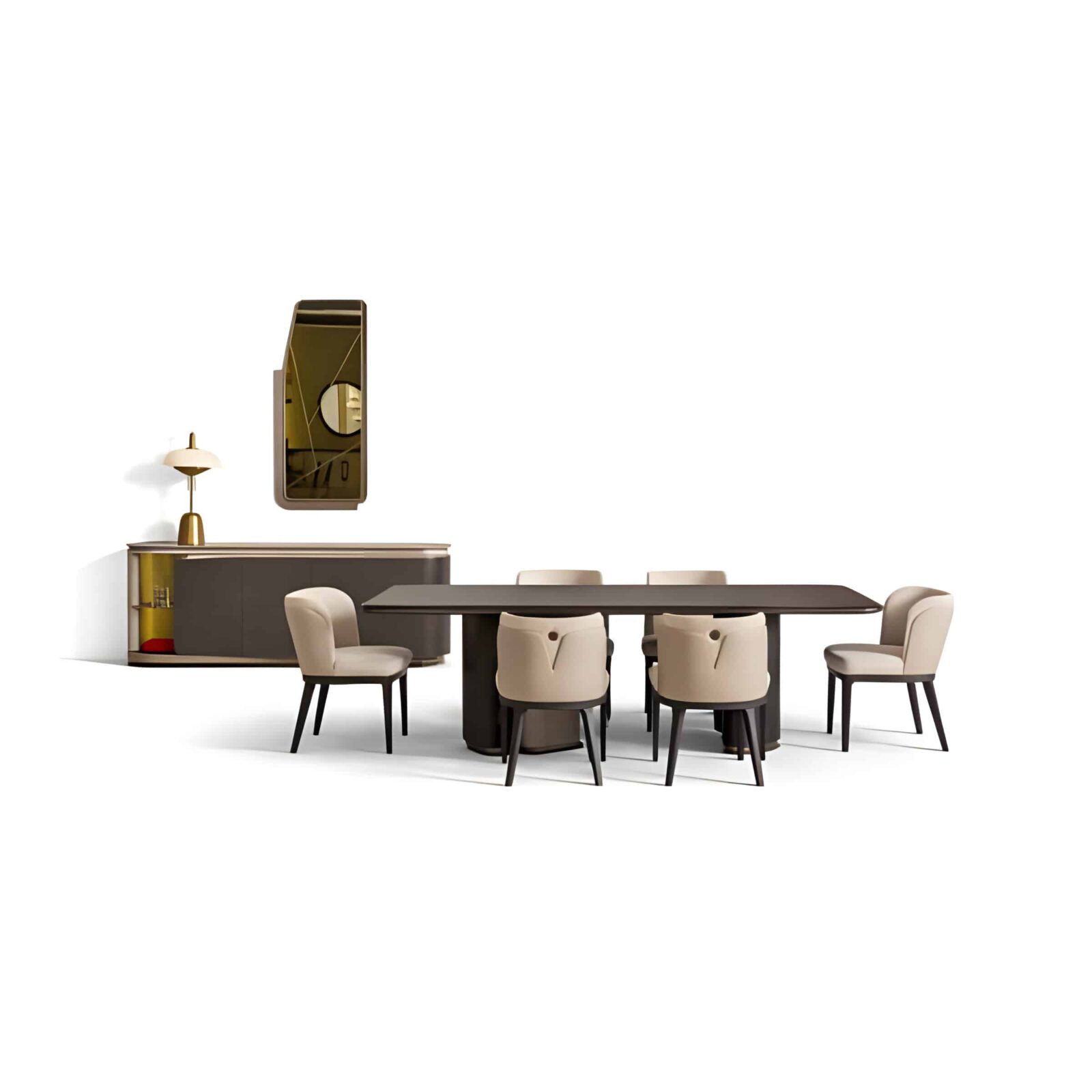 Qavira Dining Room Set main view for elegant dining spaces