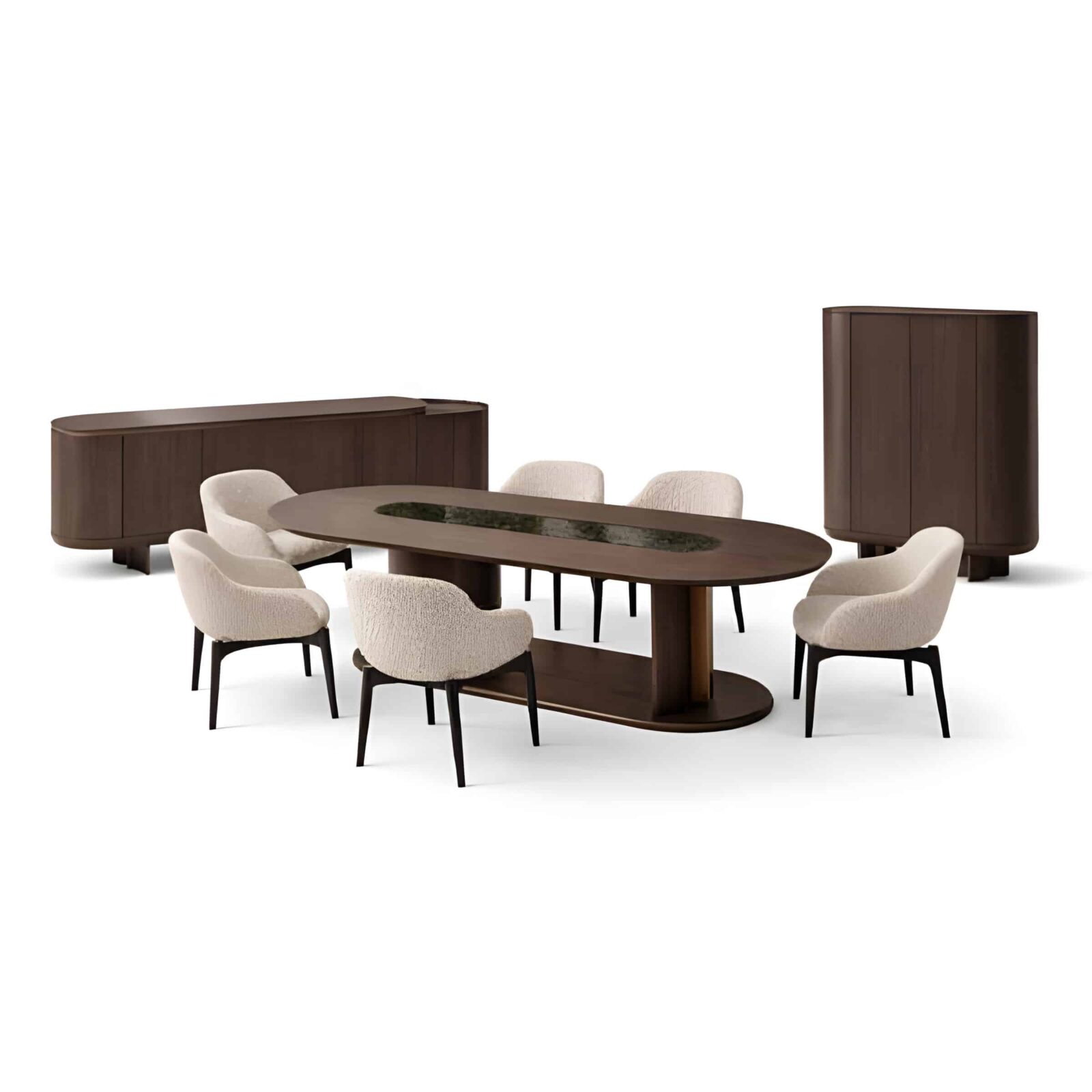 Teyra Dining Room Set main view for elegant dining spaces