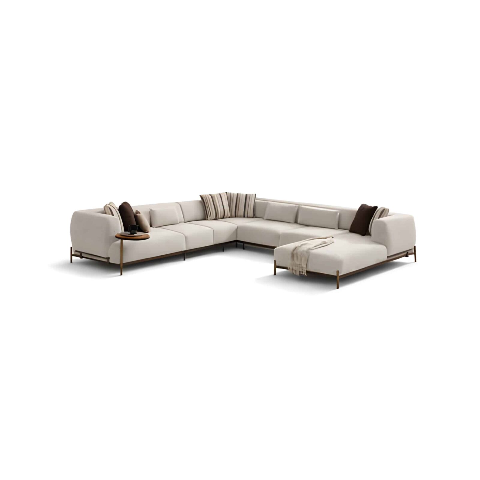Grino L Shape L shaped sofa detail view for comfortable living spaces