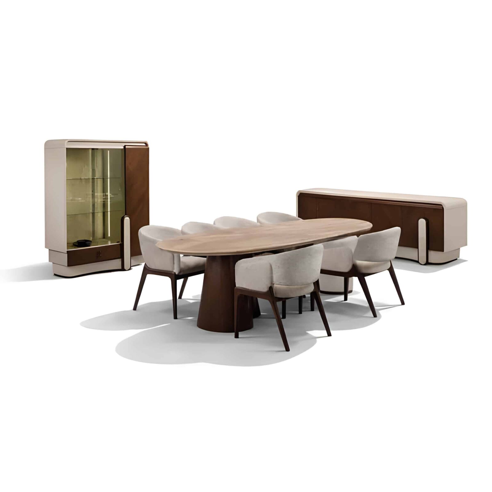 Veria Dining Room Set main view for elegant dining spaces