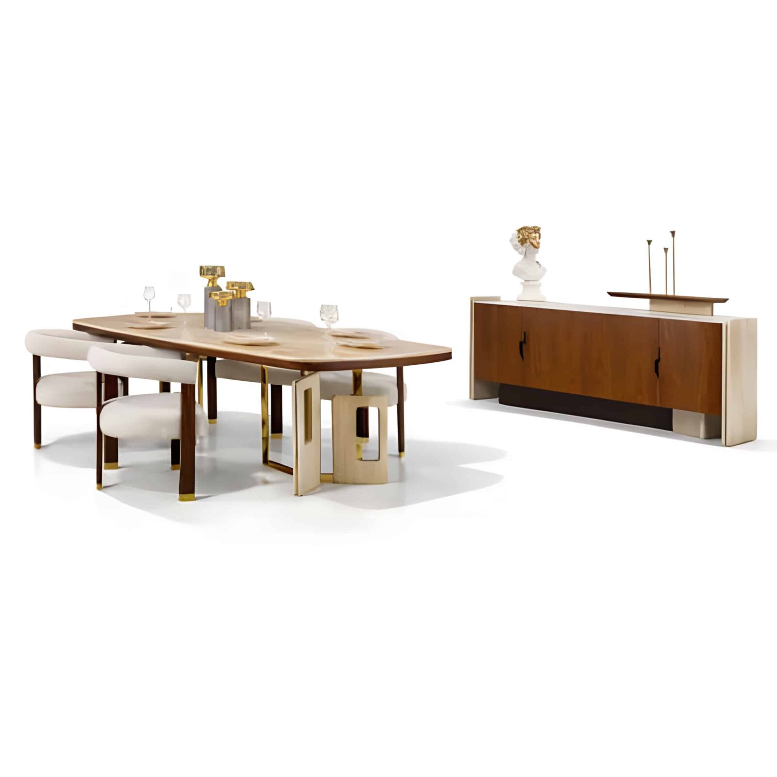 Fiora Dining Room Set main view for elegant dining spaces