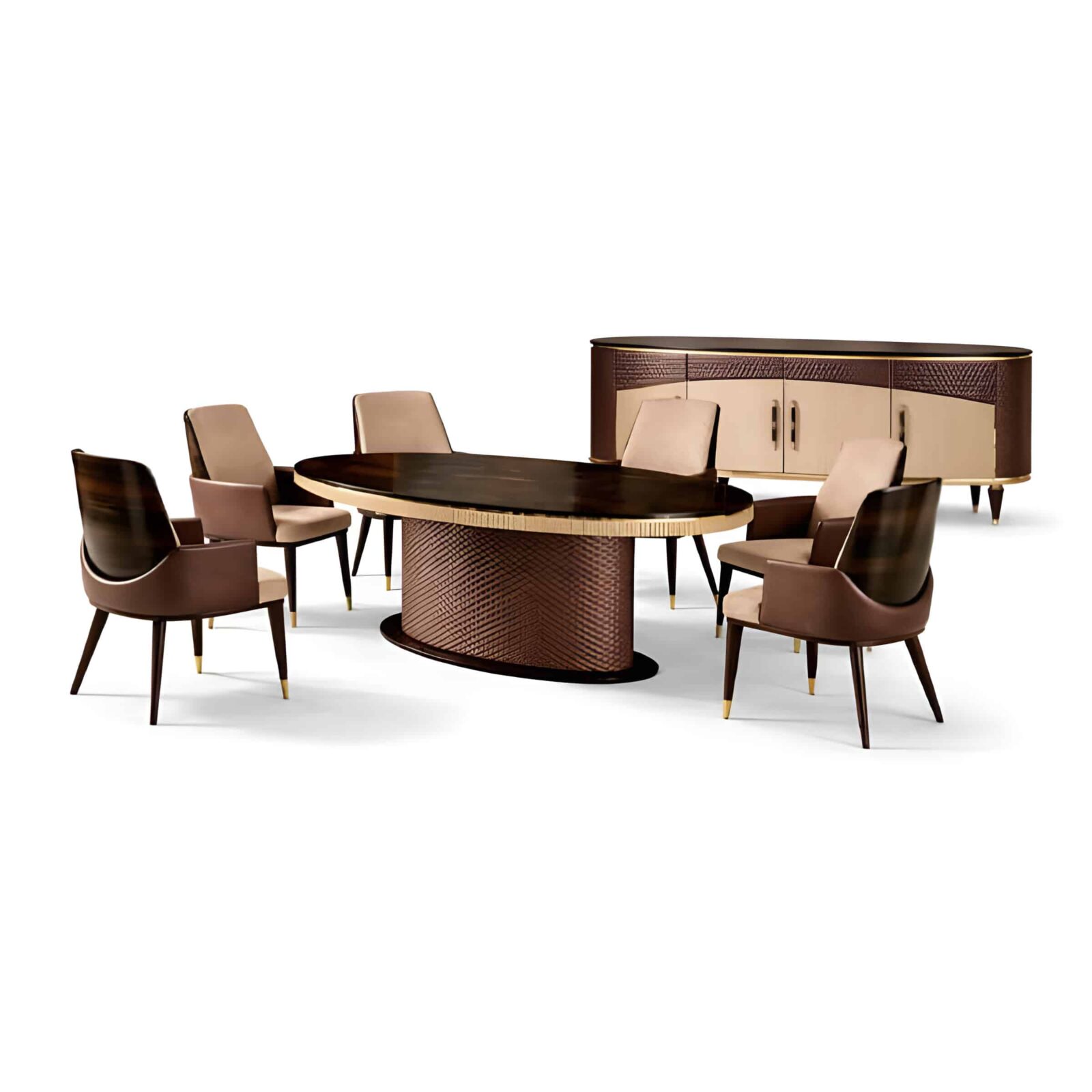 Glyra Dining Room Set main view for elegant dining spaces