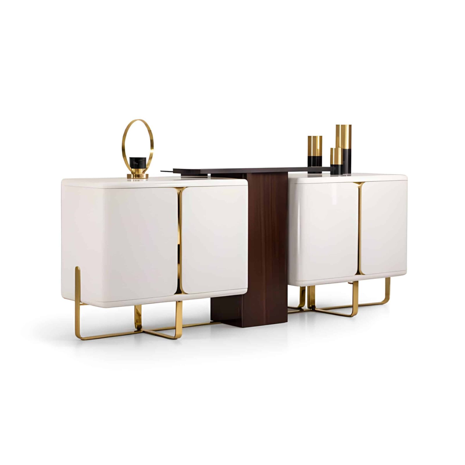 Rhea Buffet in a front angle for coordinated dining room decor
