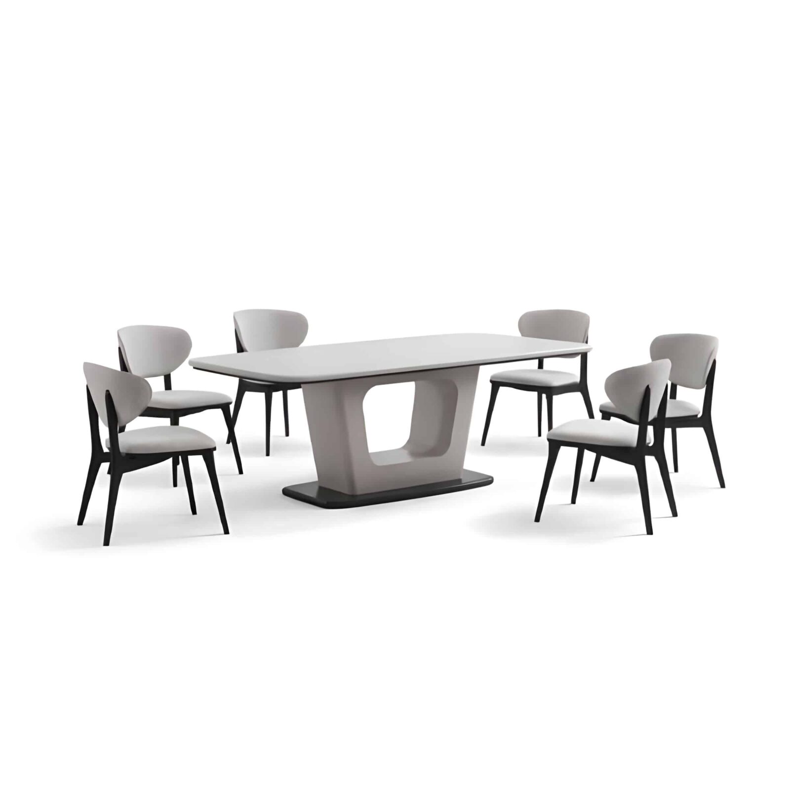 Dining Room Set front view for elegant dining spaces Front