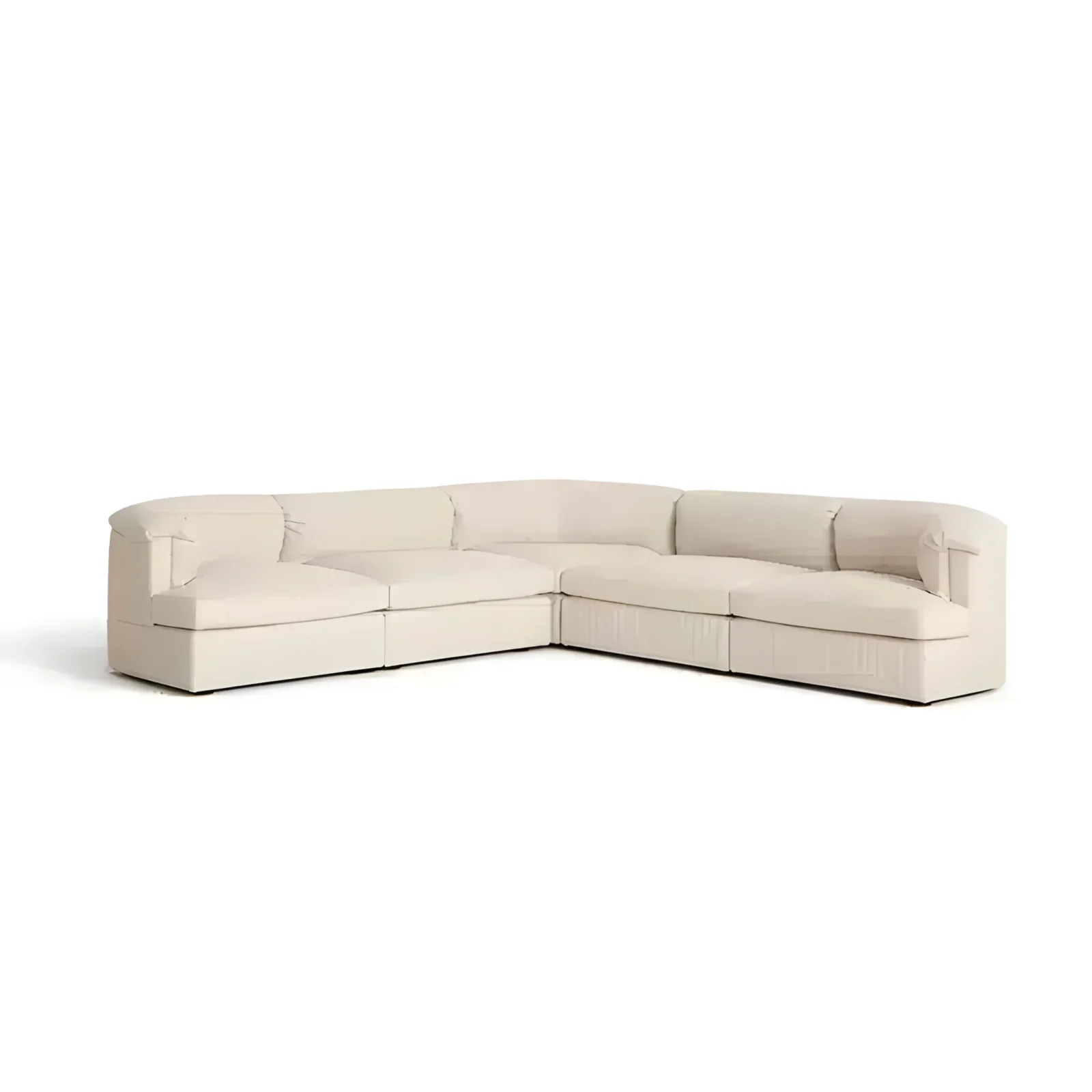 Velo L Shape front view for modern L Shape living room furniture