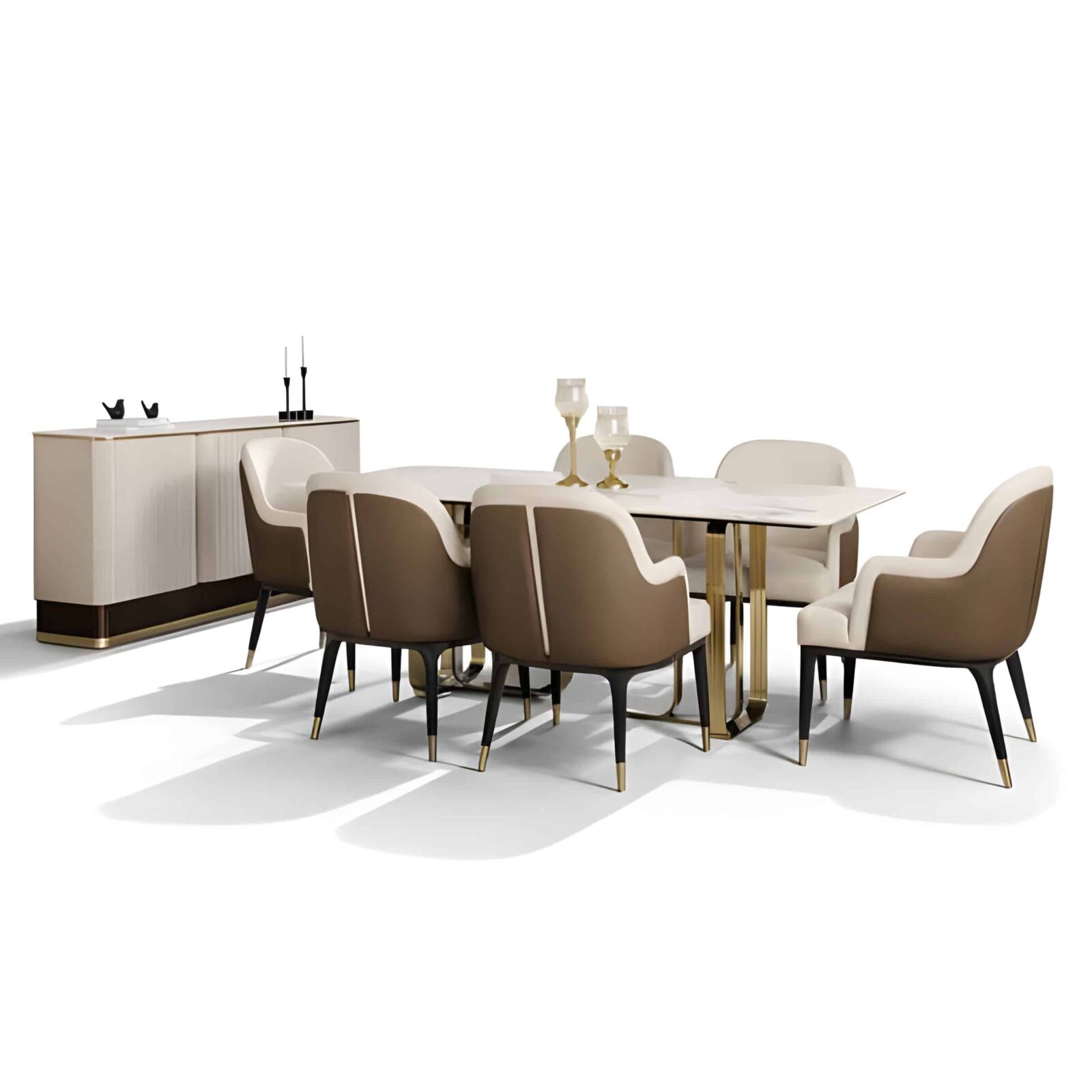 Briya Dining Room Set main view for elegant dining spaces