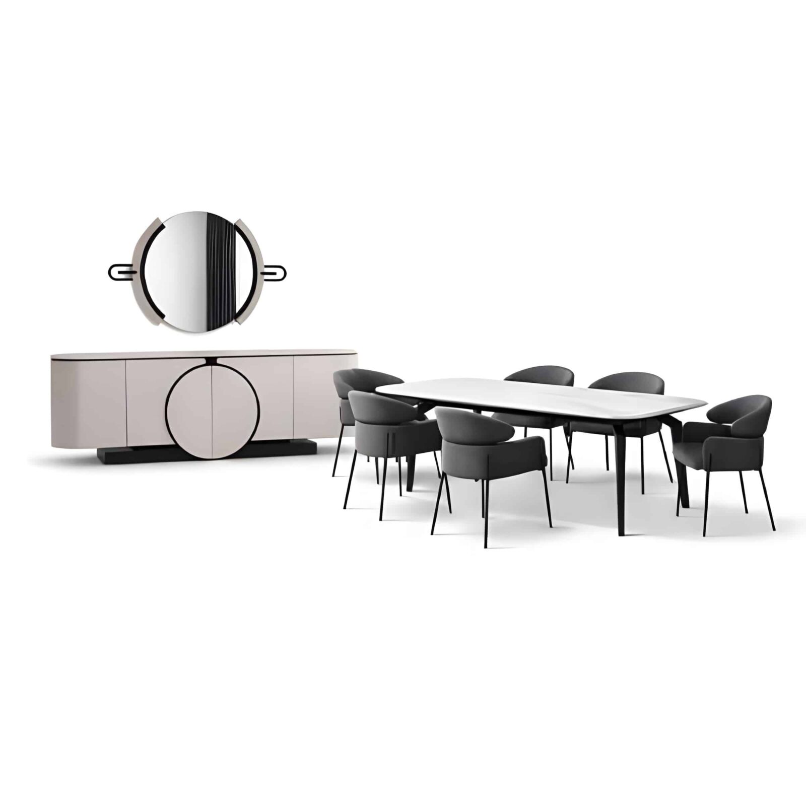 Novia Dining Room Set main view for elegant dining spaces