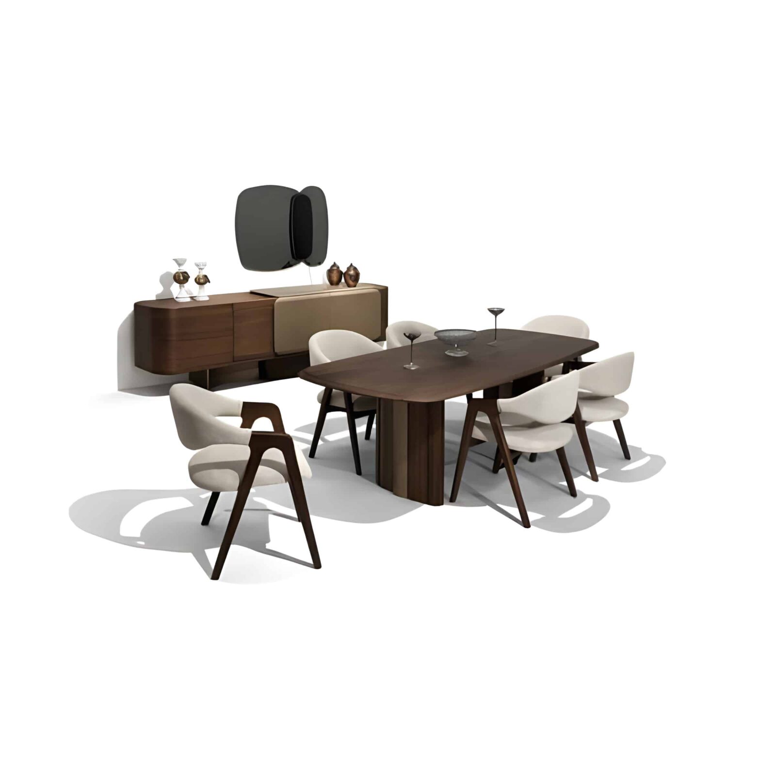 Seron Dining Room Set main view for elegant dining spaces