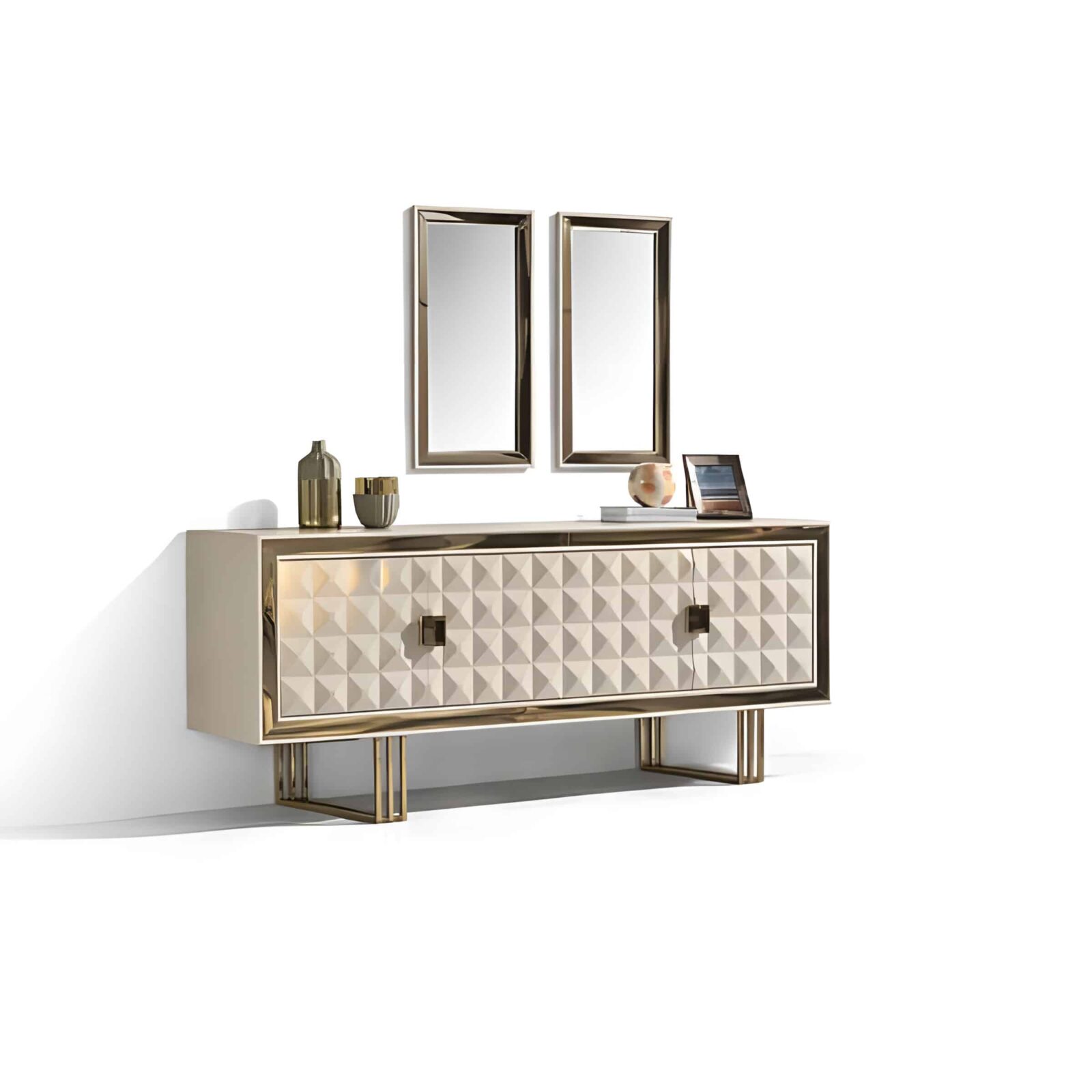Sami Buffet captured in a side profile for buffet furniture styling