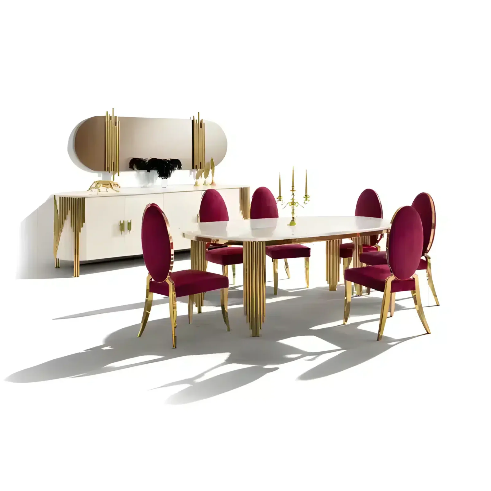 Cavon Dining Room Set main view for elegant dining spaces