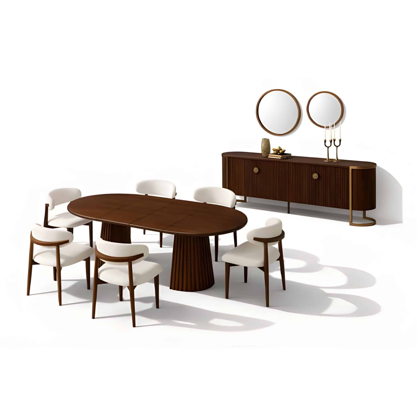 Qiron Dining Room Set main view for elegant dining spaces