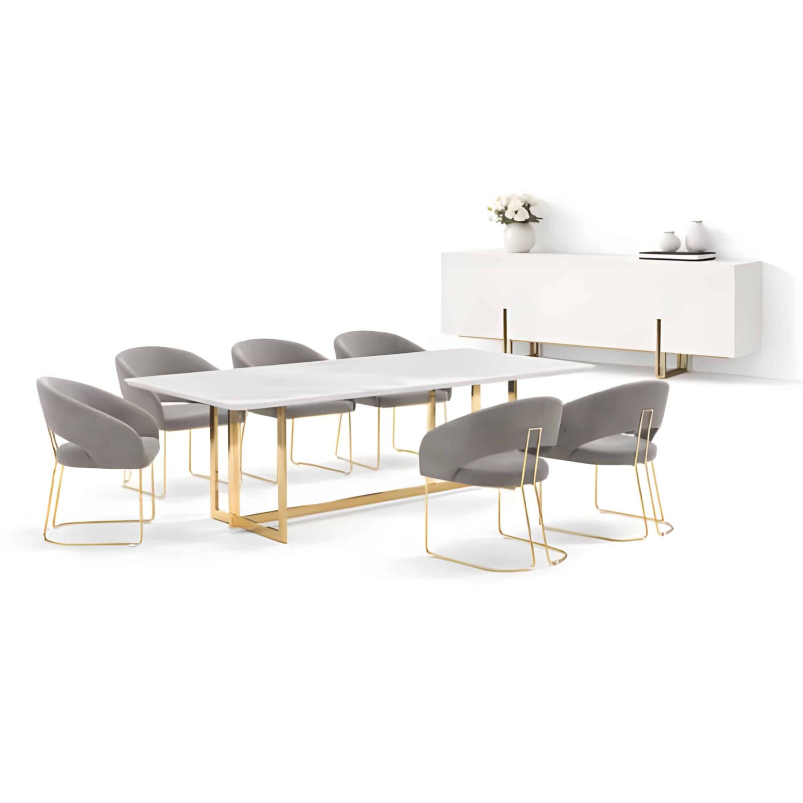 Ravela Dining Room Set main view for elegant dining spaces