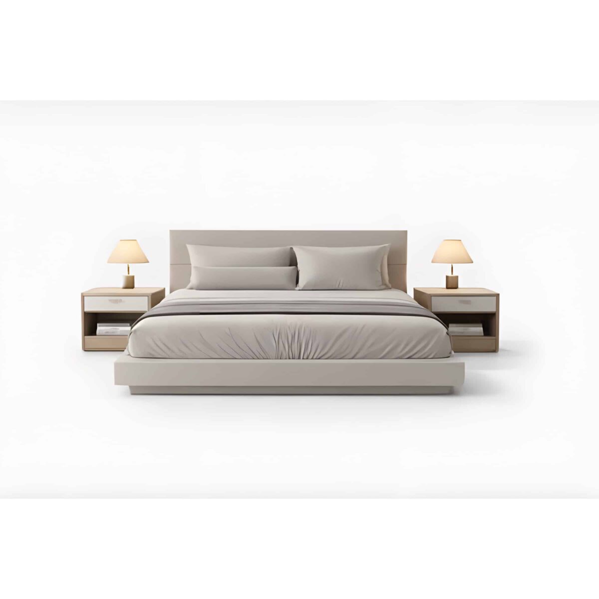 Dova Bed and Nightstand Set