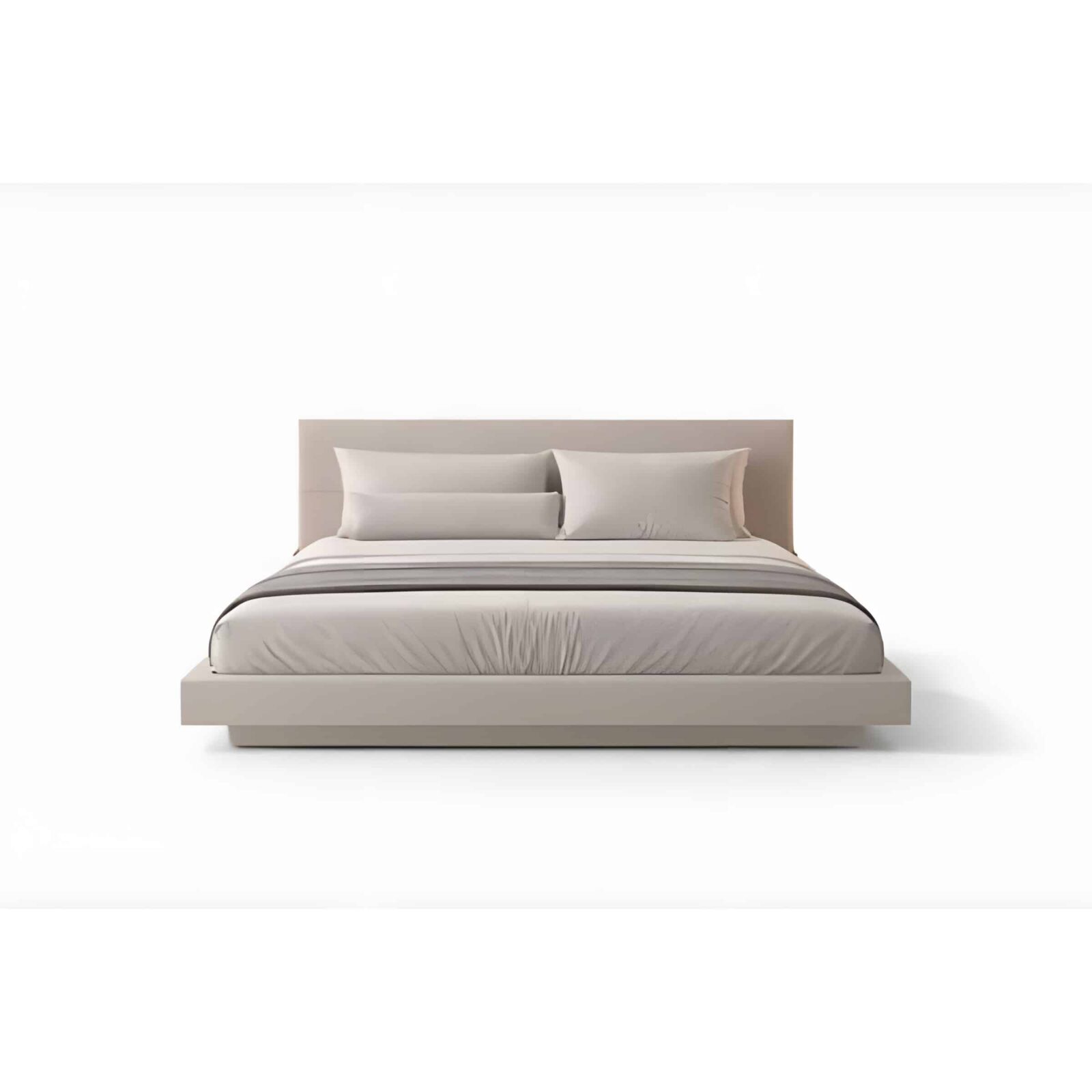 Bedroom set furniture finish and room styling view