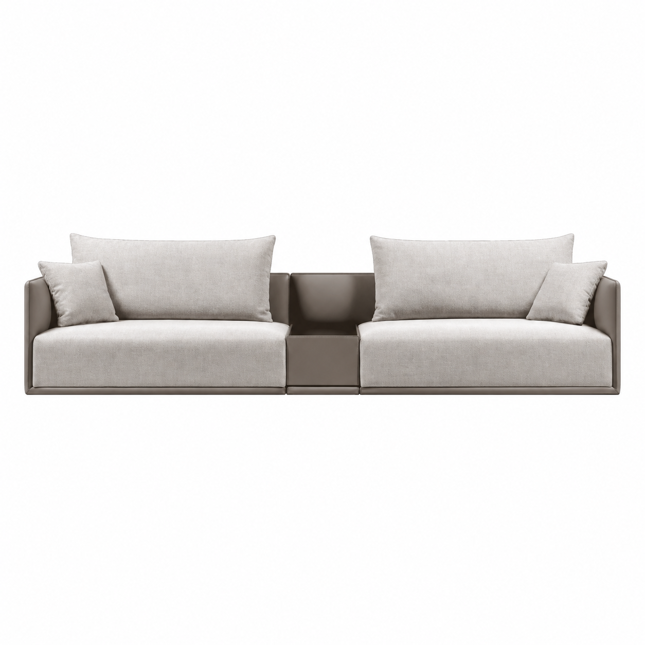 Atros Living Sofa front view for modern living room sofa furniture
