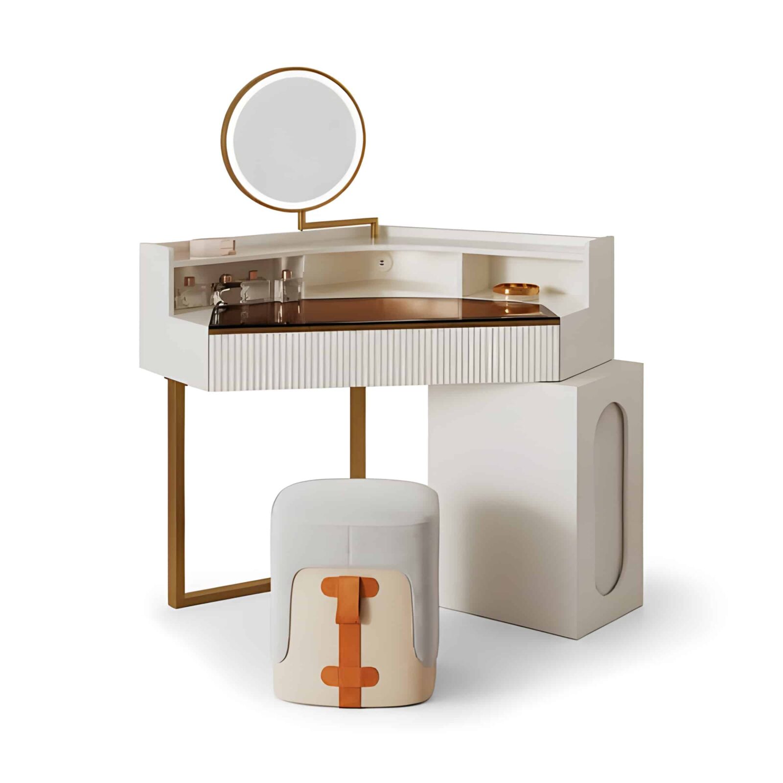 Toma Dresser Set front view for bedroom furniture at El Malek