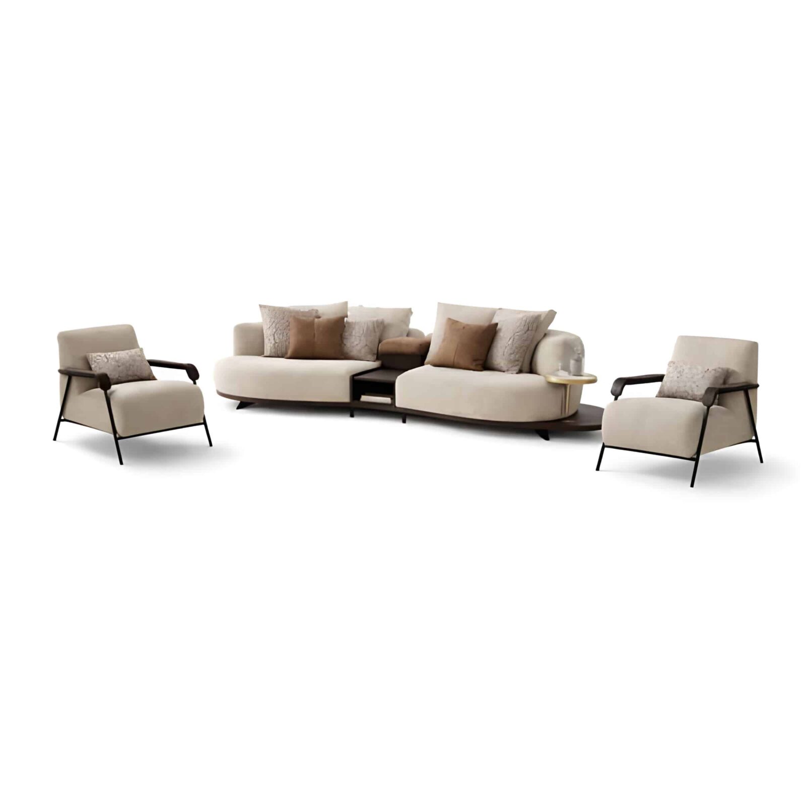 Nitre Living Sofa balanced view for stylish furniture collections