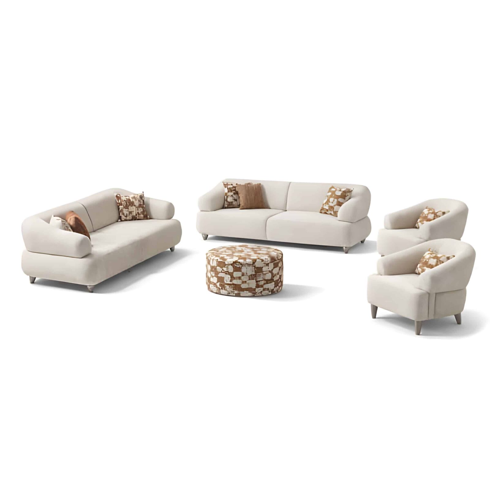 Sola Living Sofa profile view for complete home seating setup