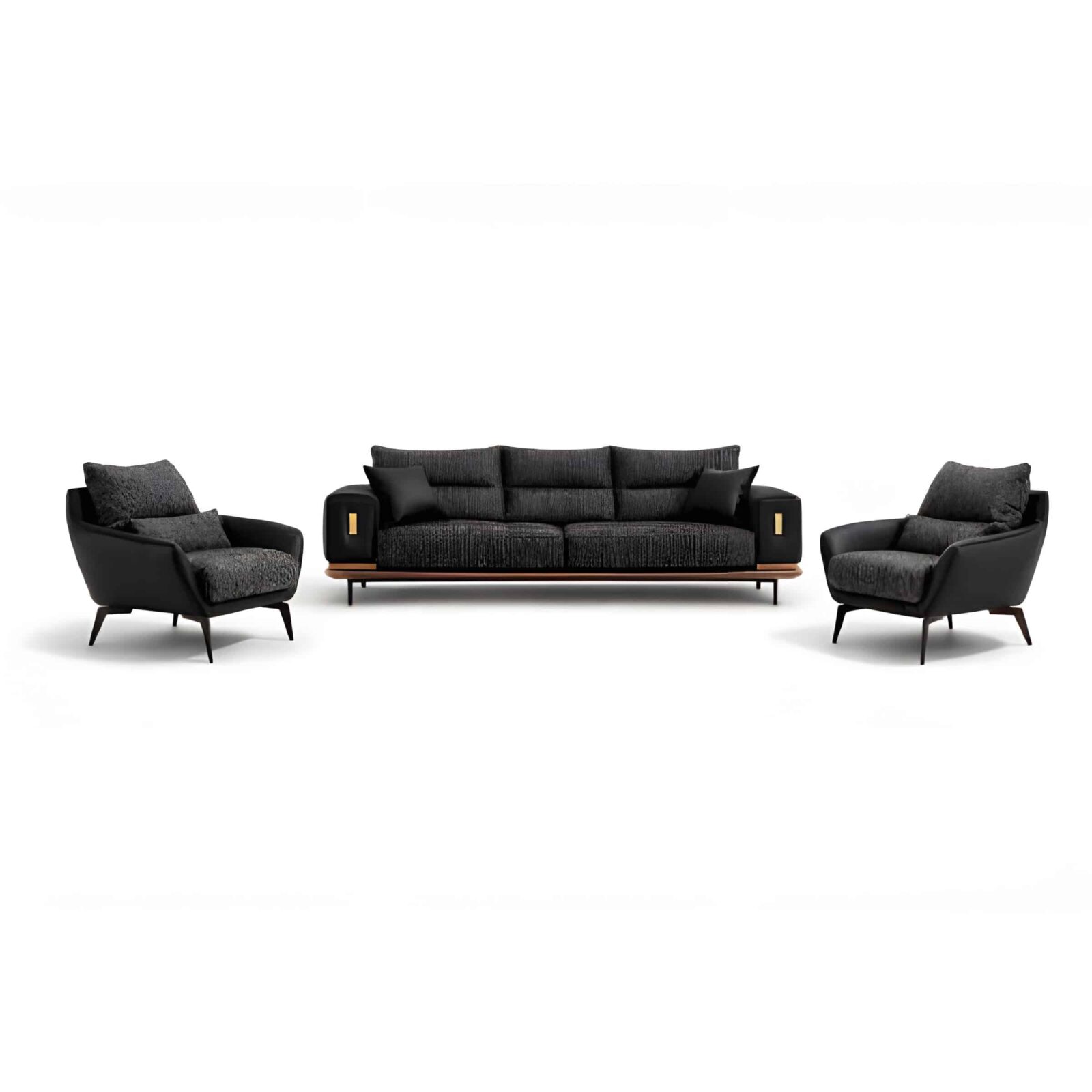 Morte Living Room Set layout view for coordinated seating design