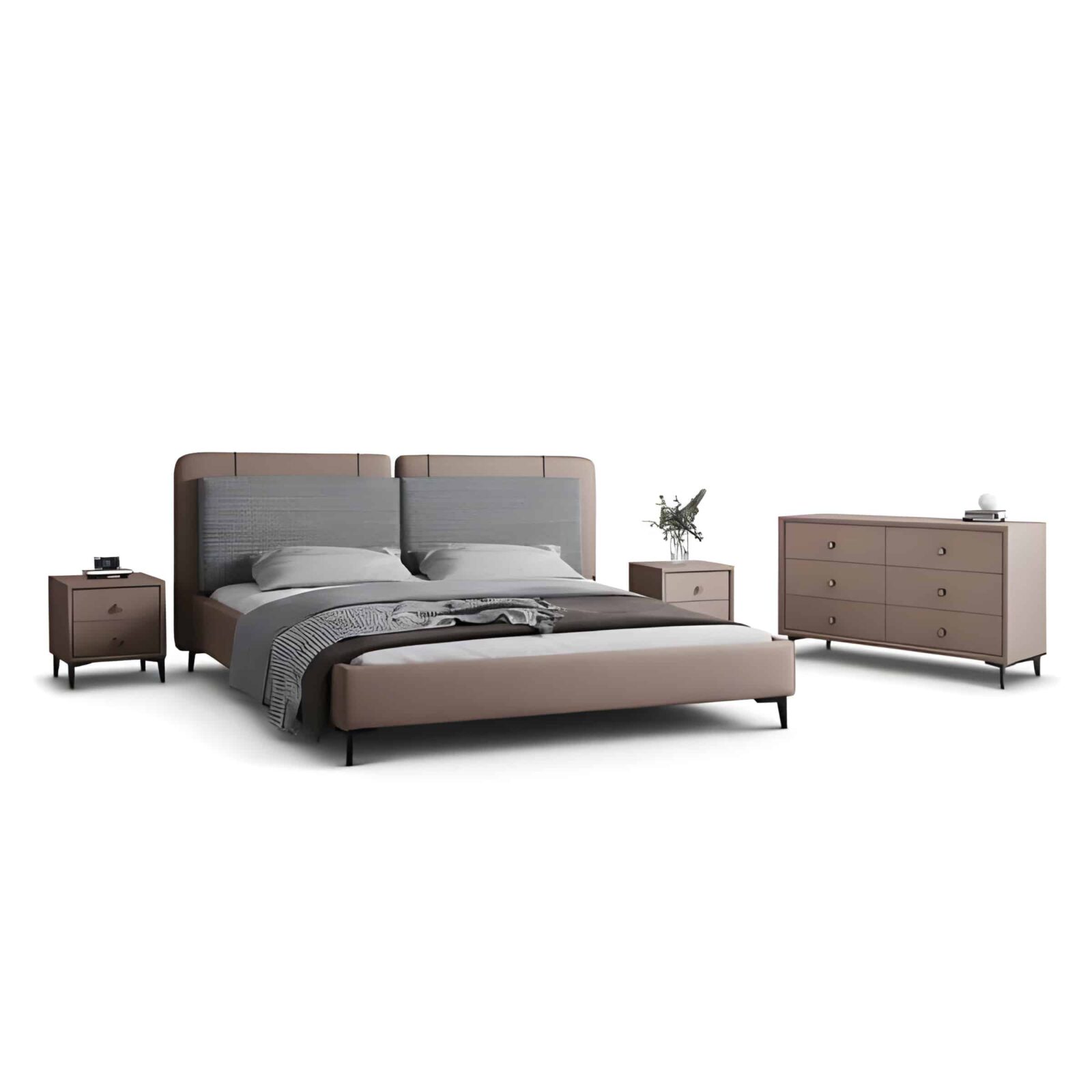 Ora Bedroom Set finish detail angle
