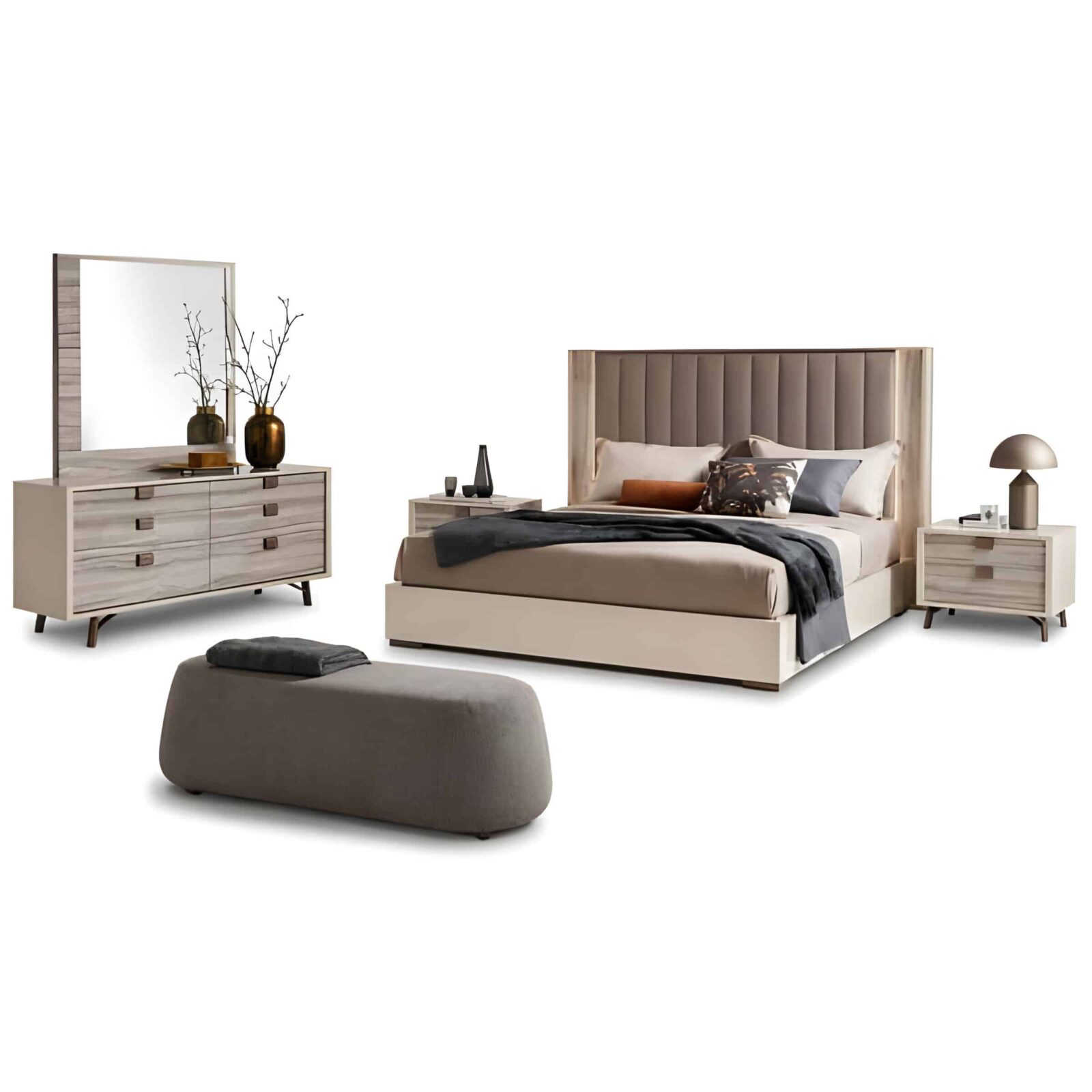 Nila Bedroom Set wide interior bedroom design