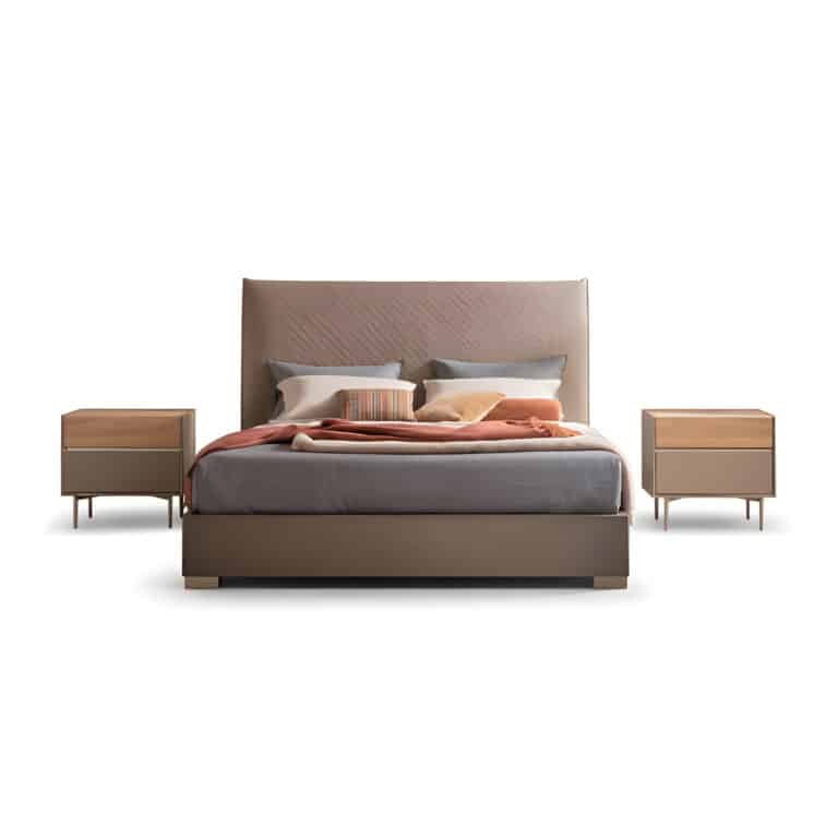 Vira Bed and Nightstand Set