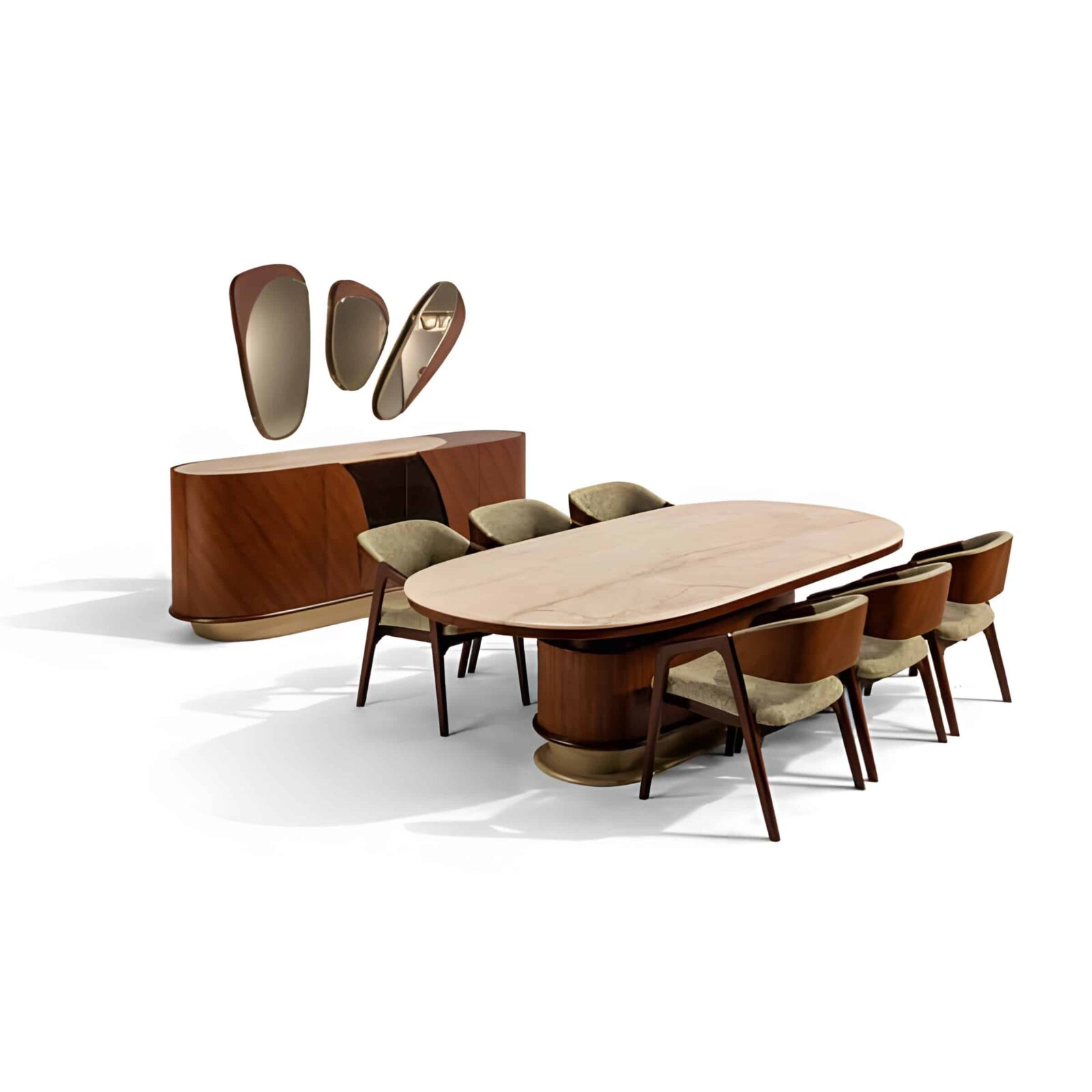 Ganor Dining Room Set main view for elegant dining spaces