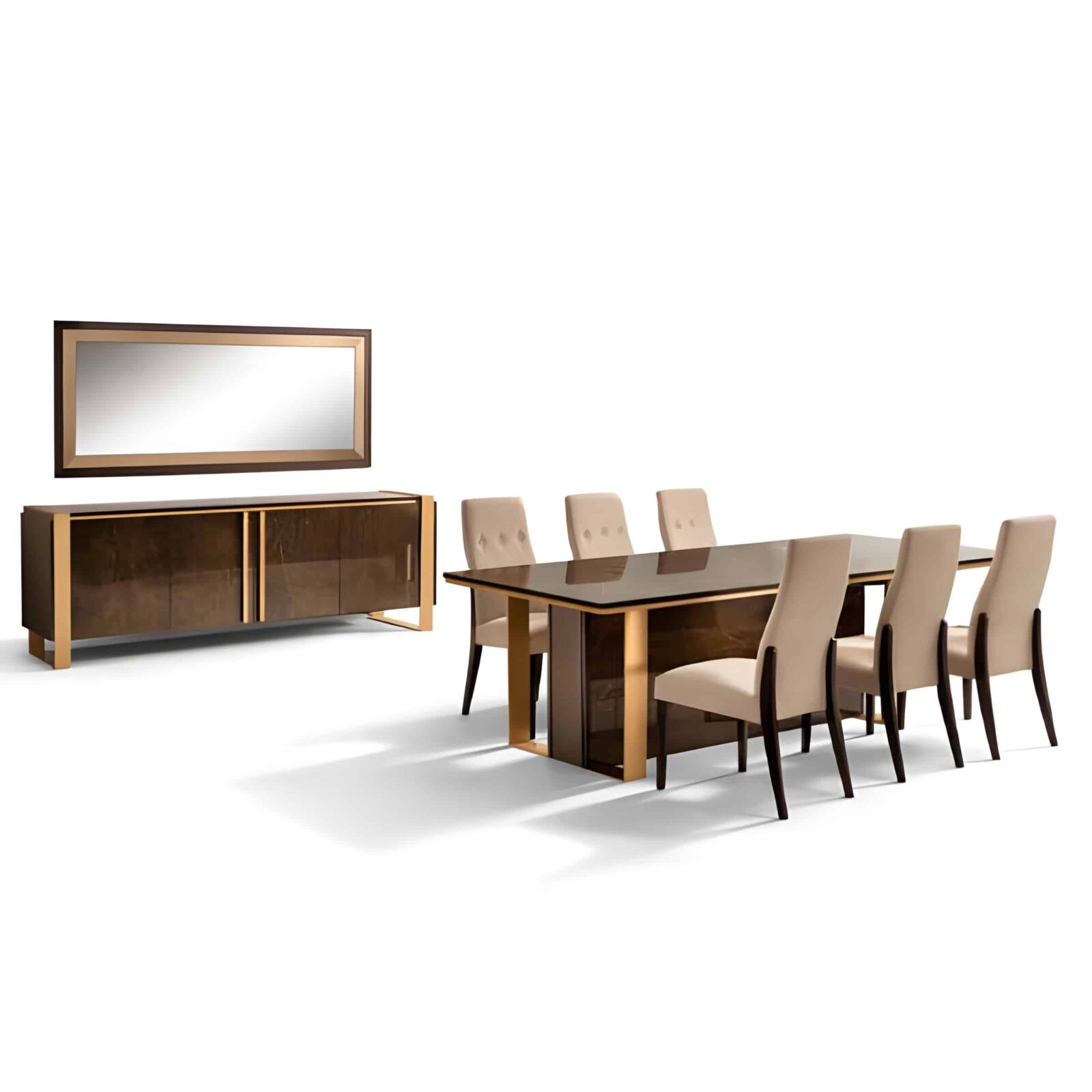 Xavira Dining Room Set main view for elegant dining spaces