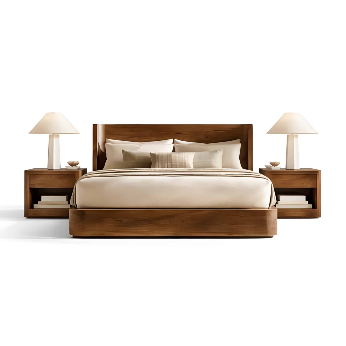 Rivo Bed and Nightstand Set