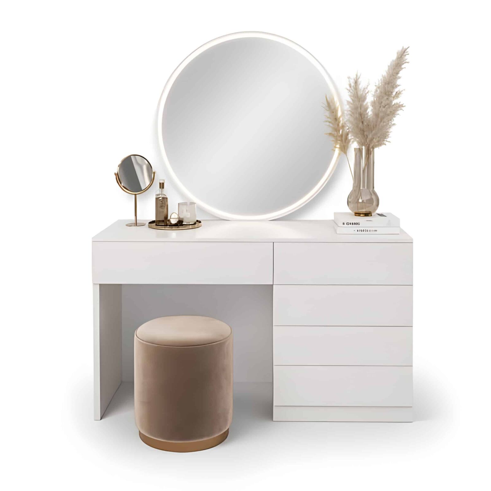 Zara Dresser Set angled view for bedroom furniture at El Malek