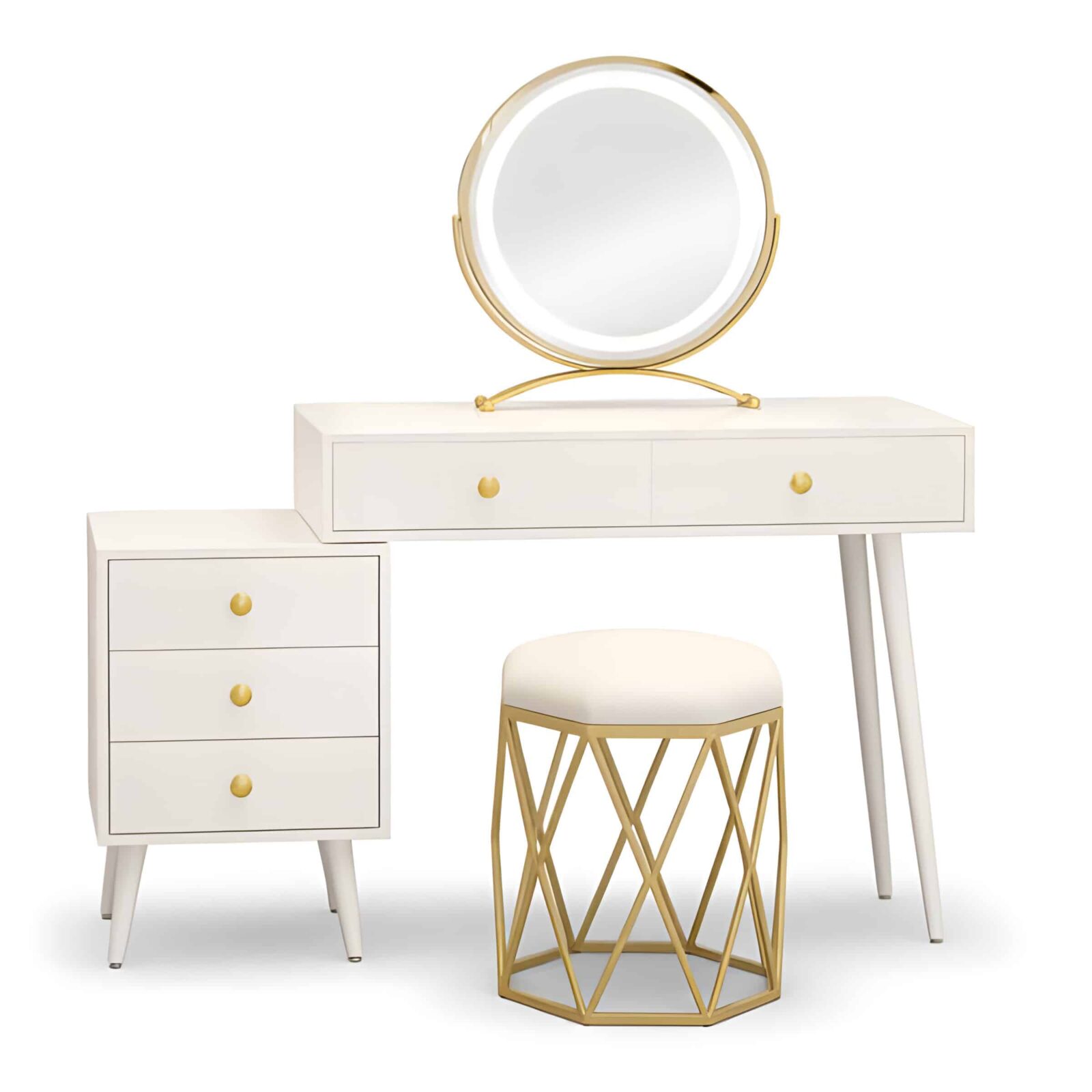 Zeno Dresser Set close view for bedroom furniture at El Malek
