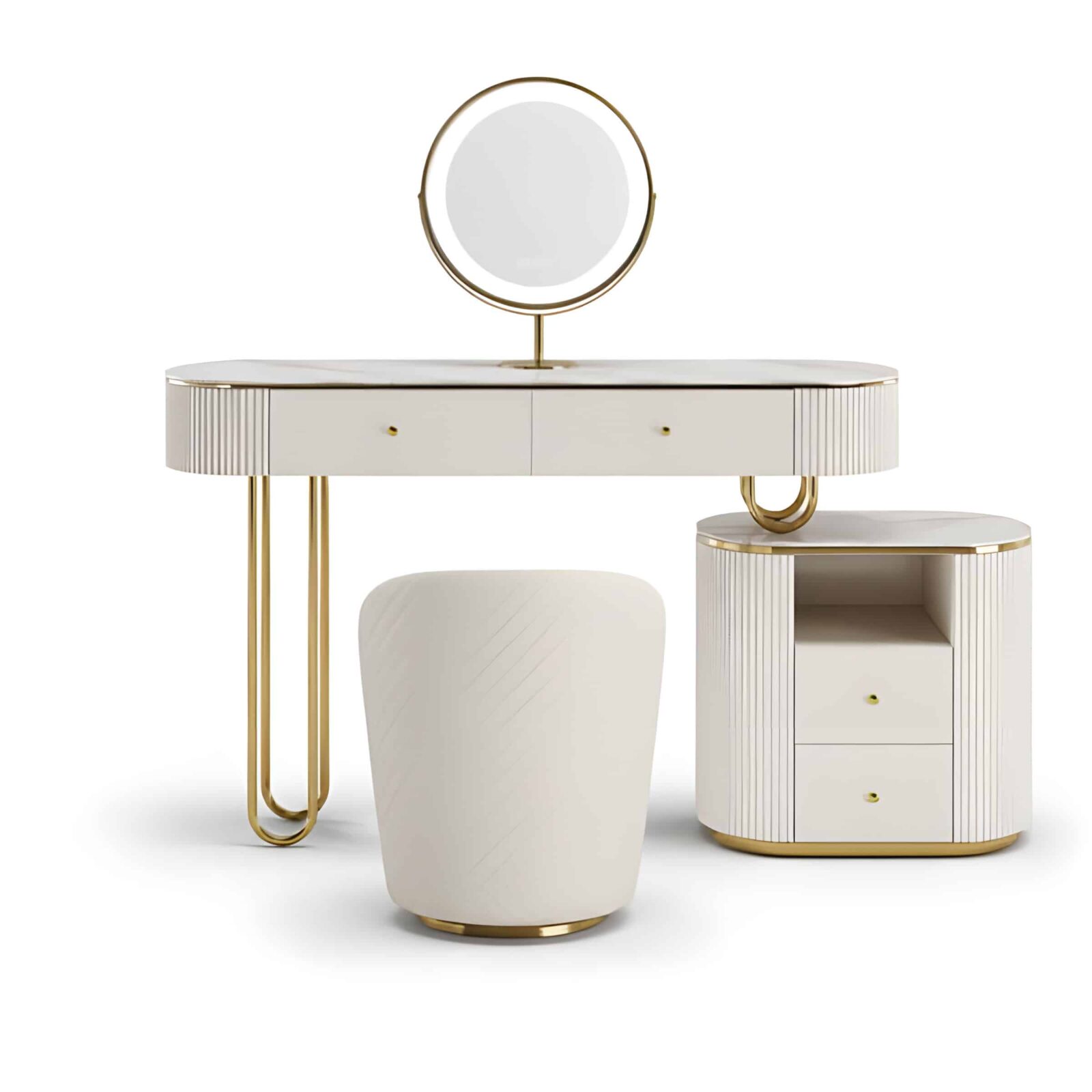 Nori Dresser Set front view for bedroom furniture at El Malek