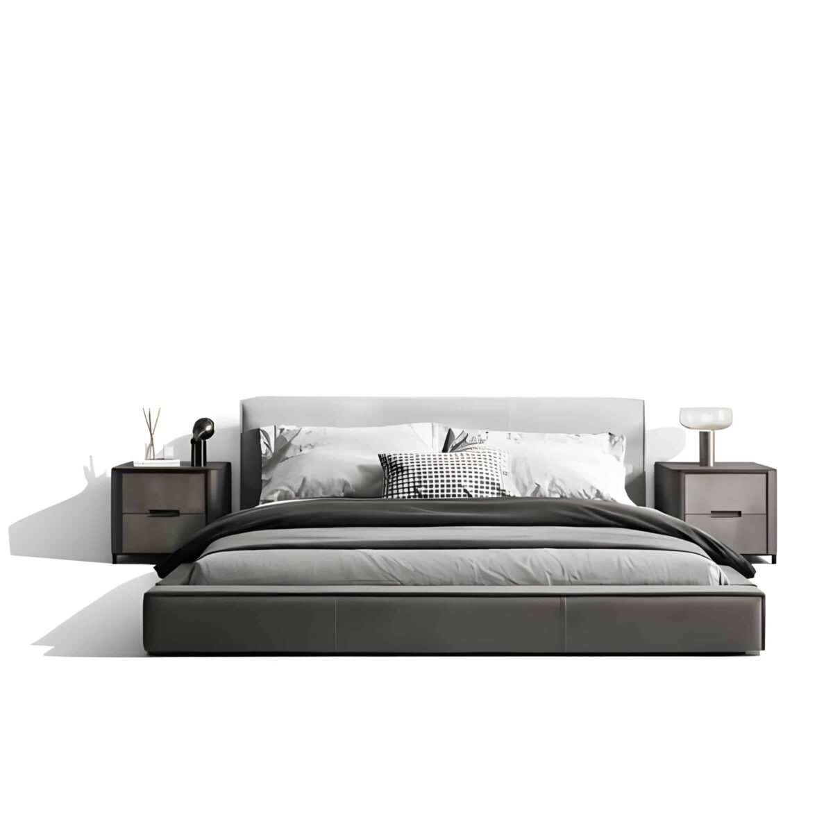 Sena Bed and Nightstand Set