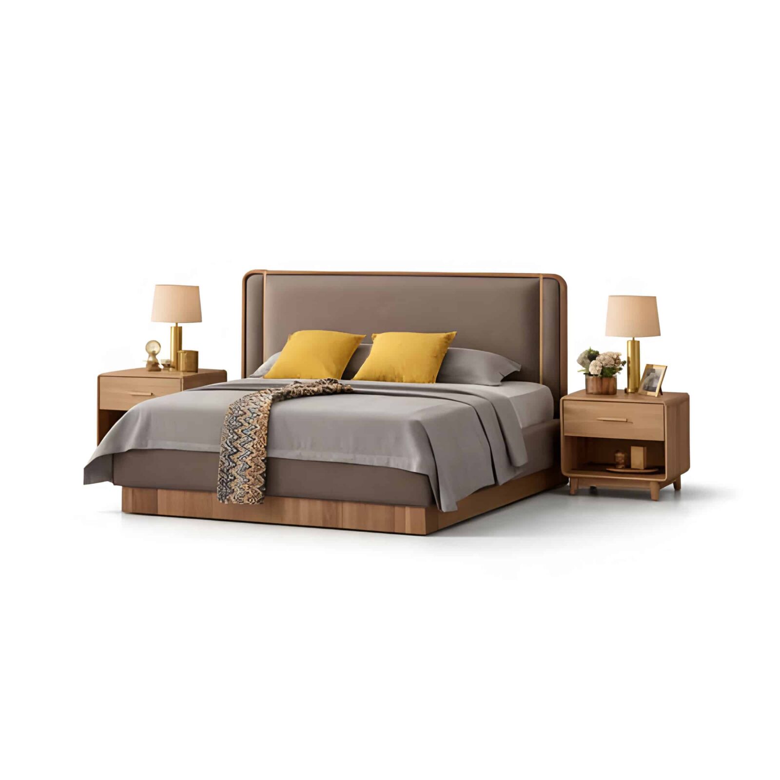 Bedroom set modern bedroom set layout in Cairo - image 59075