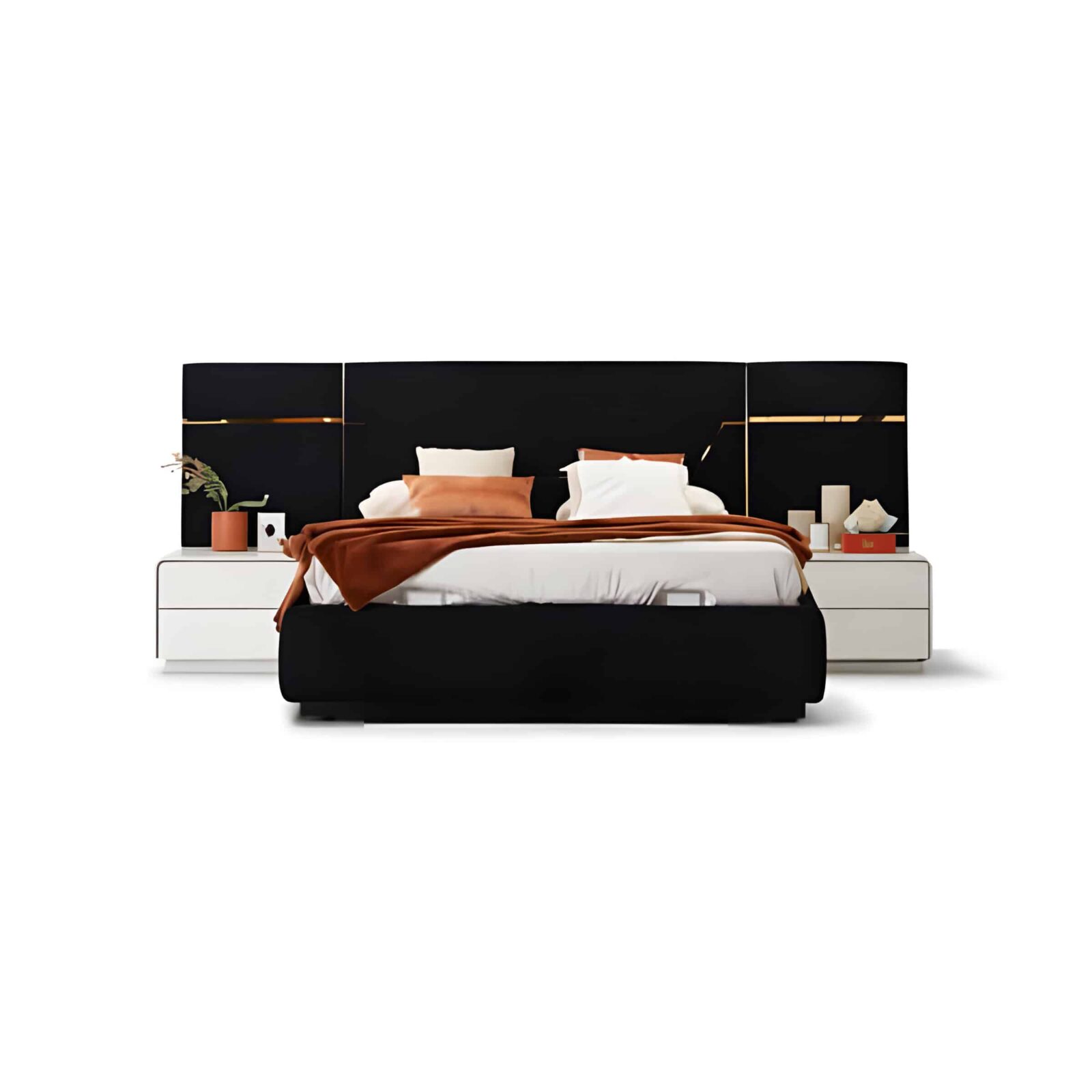 Bedroom set front composition for modern bedroom decor - image 61664