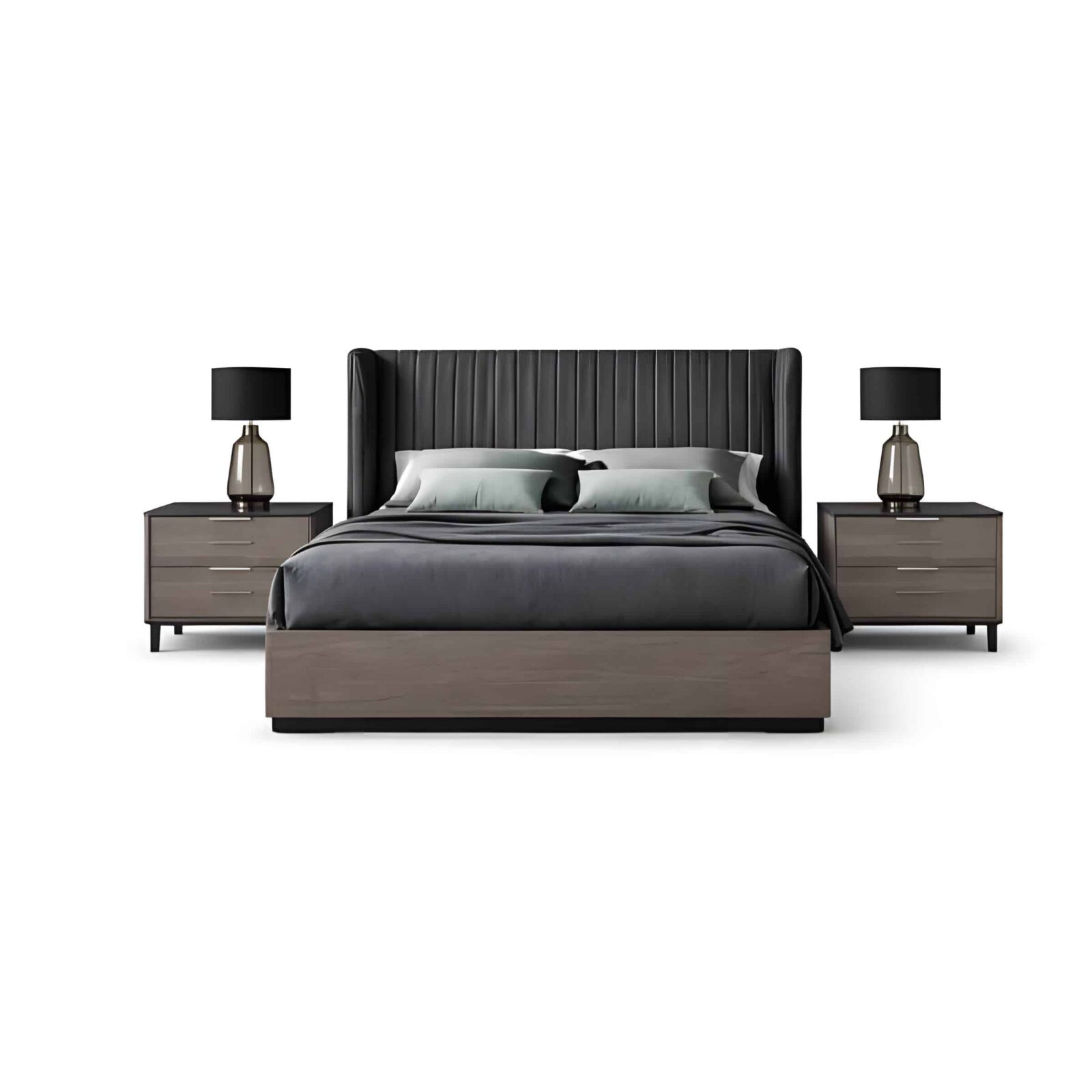 Bedroom set furniture finish and room styling view - image 63943
